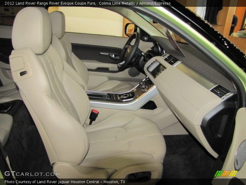 Front Seat of 2012 Range Rover Evoque Coupe Pure