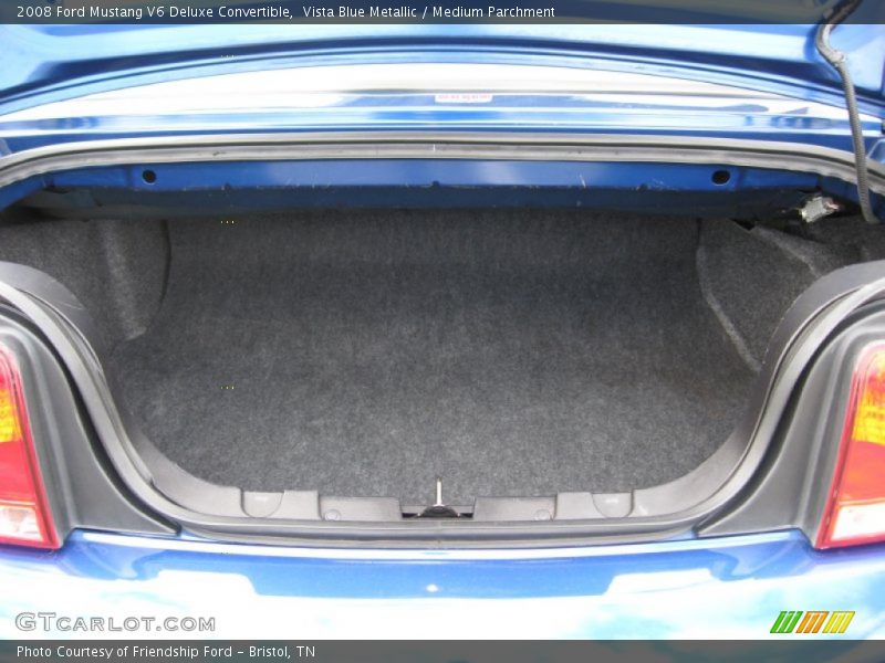 Vista Blue Metallic / Medium Parchment 2008 Ford Mustang V6 Deluxe Convertible
