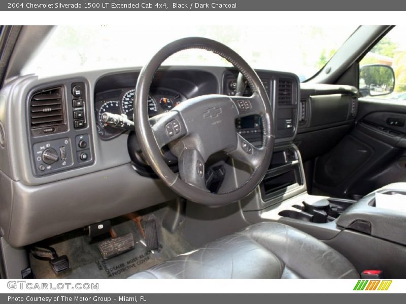 Black / Dark Charcoal 2004 Chevrolet Silverado 1500 LT Extended Cab 4x4