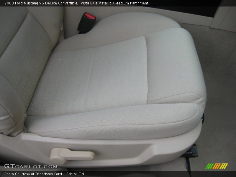 Vista Blue Metallic / Medium Parchment 2008 Ford Mustang V6 Deluxe Convertible