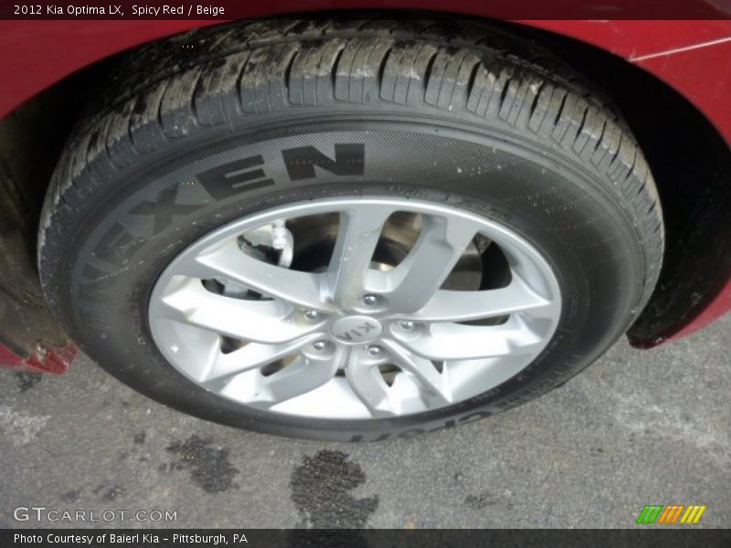 Spicy Red / Beige 2012 Kia Optima LX