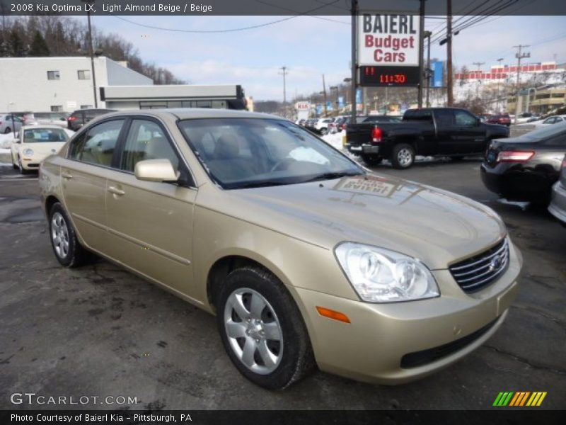 Light Almond Beige / Beige 2008 Kia Optima LX