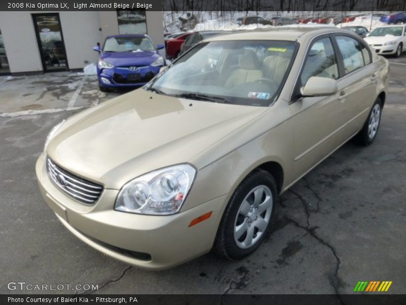 Light Almond Beige / Beige 2008 Kia Optima LX