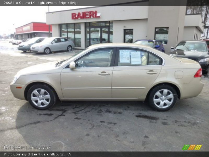 Light Almond Beige / Beige 2008 Kia Optima LX