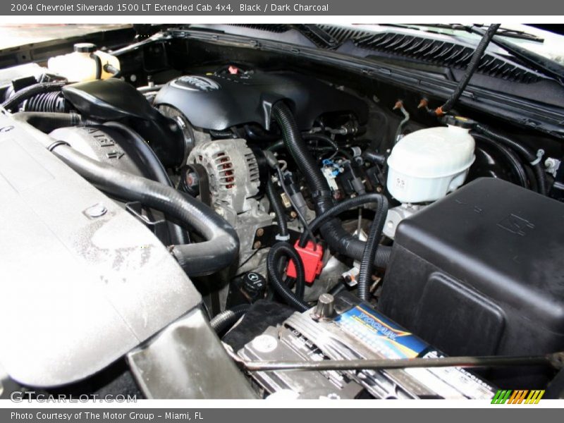 Black / Dark Charcoal 2004 Chevrolet Silverado 1500 LT Extended Cab 4x4