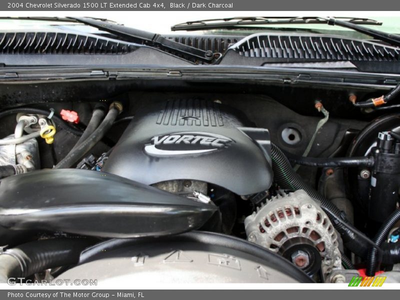 Black / Dark Charcoal 2004 Chevrolet Silverado 1500 LT Extended Cab 4x4
