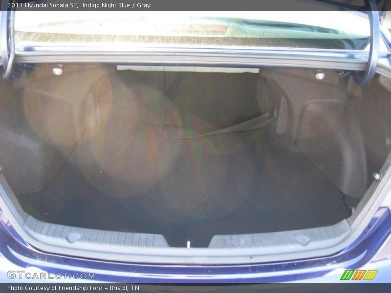 Indigo Night Blue / Gray 2013 Hyundai Sonata SE