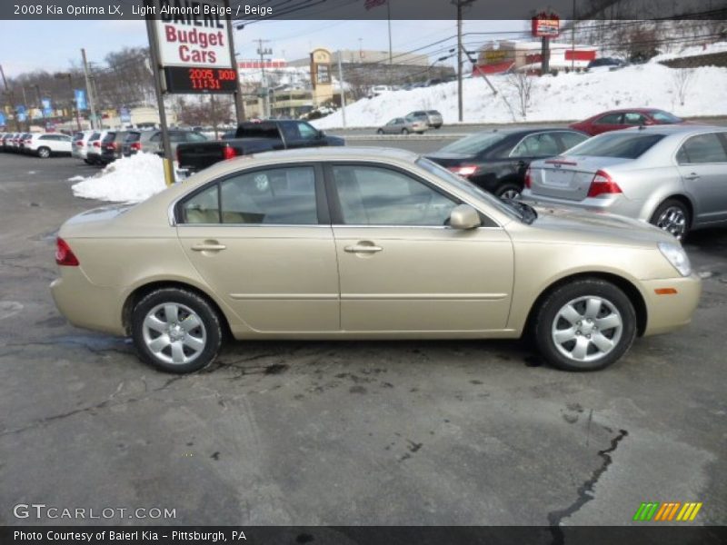 Light Almond Beige / Beige 2008 Kia Optima LX