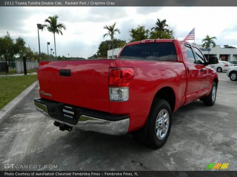 Radiant Red / Graphite Gray 2011 Toyota Tundra Double Cab