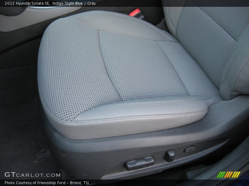 Indigo Night Blue / Gray 2013 Hyundai Sonata SE