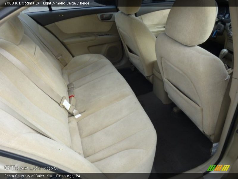 Light Almond Beige / Beige 2008 Kia Optima LX