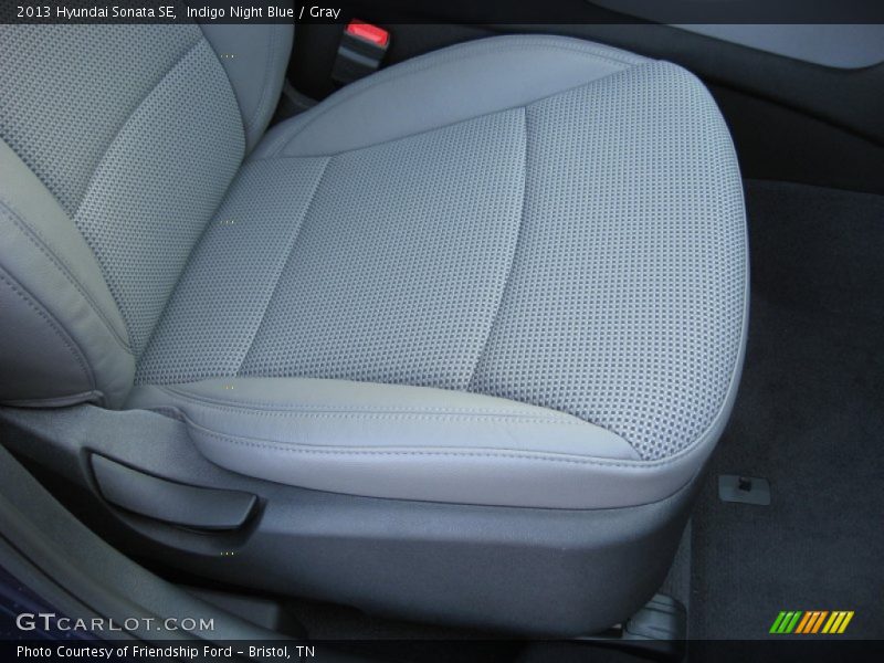 Indigo Night Blue / Gray 2013 Hyundai Sonata SE