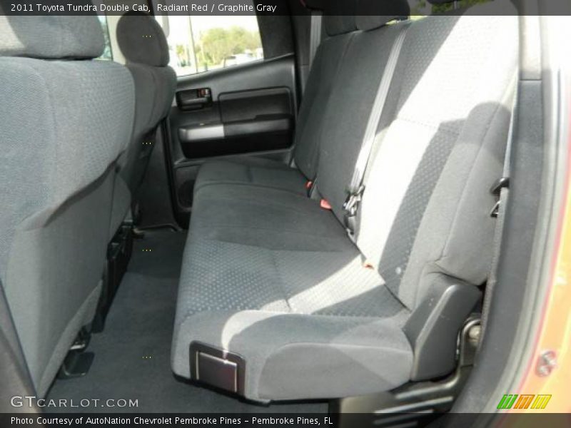 Radiant Red / Graphite Gray 2011 Toyota Tundra Double Cab