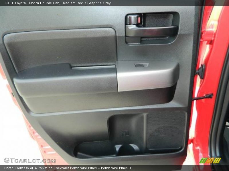 Radiant Red / Graphite Gray 2011 Toyota Tundra Double Cab