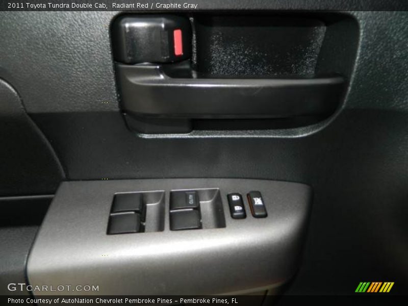 Radiant Red / Graphite Gray 2011 Toyota Tundra Double Cab