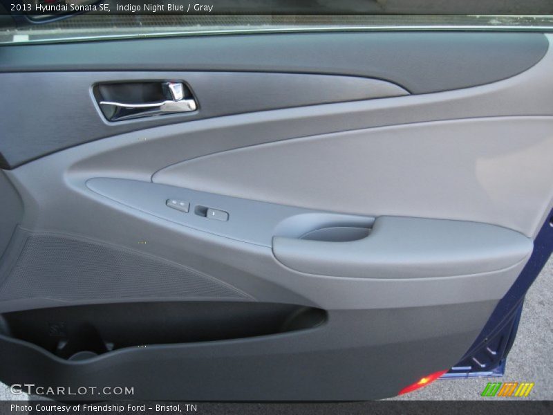 Indigo Night Blue / Gray 2013 Hyundai Sonata SE