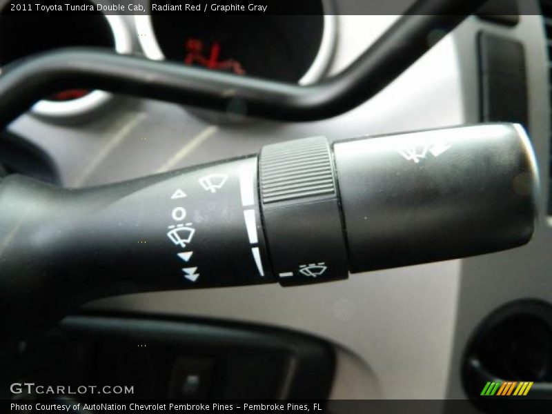 Radiant Red / Graphite Gray 2011 Toyota Tundra Double Cab