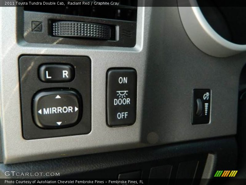 Radiant Red / Graphite Gray 2011 Toyota Tundra Double Cab