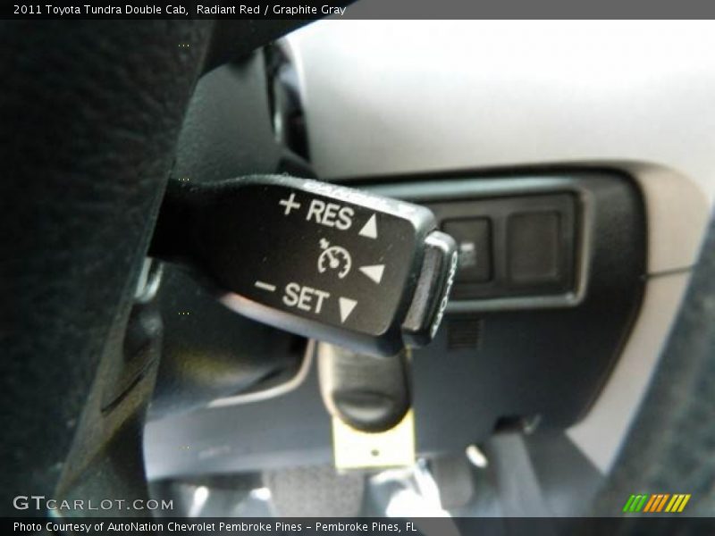 Radiant Red / Graphite Gray 2011 Toyota Tundra Double Cab