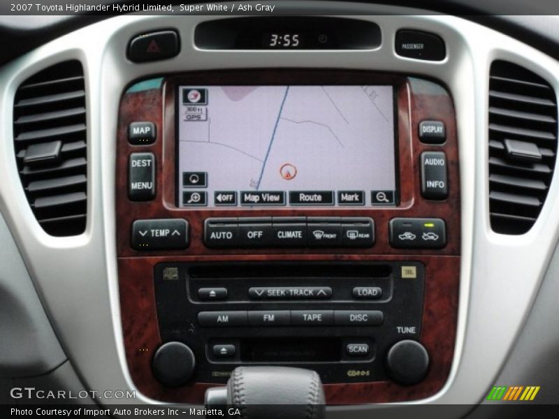 Super White / Ash Gray 2007 Toyota Highlander Hybrid Limited