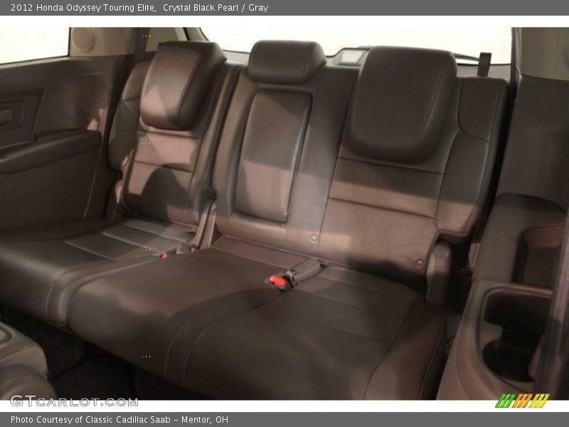 Crystal Black Pearl / Gray 2012 Honda Odyssey Touring Elite