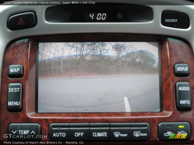 Super White / Ash Gray 2007 Toyota Highlander Hybrid Limited