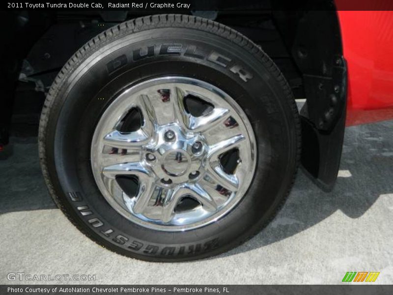 Radiant Red / Graphite Gray 2011 Toyota Tundra Double Cab