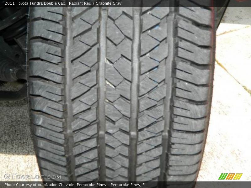 Radiant Red / Graphite Gray 2011 Toyota Tundra Double Cab