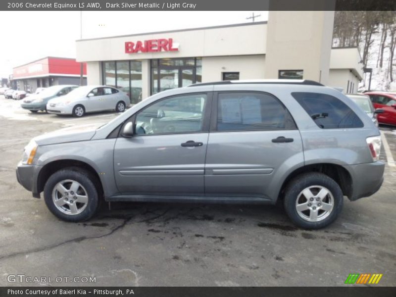Dark Silver Metallic / Light Gray 2006 Chevrolet Equinox LS AWD