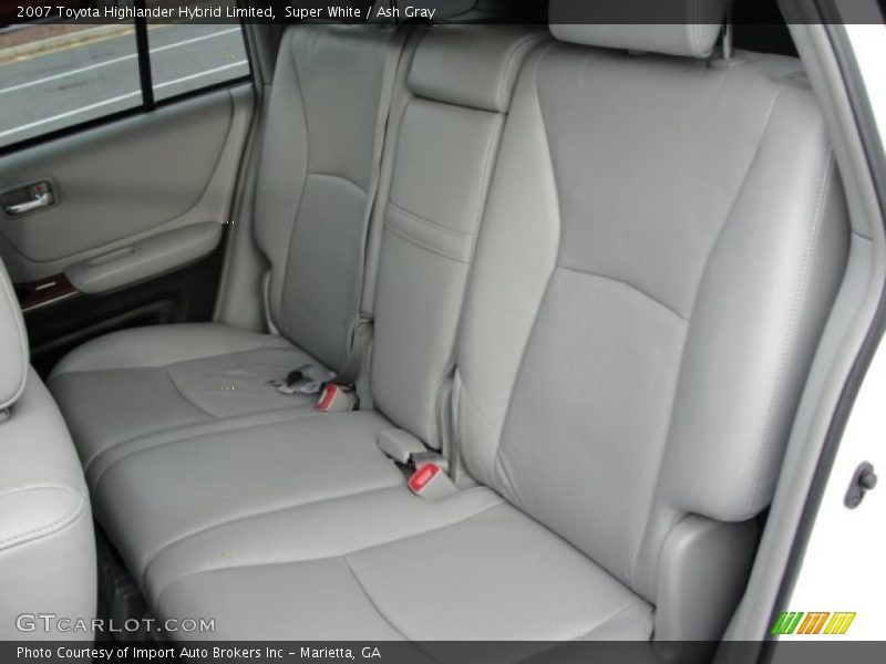 Super White / Ash Gray 2007 Toyota Highlander Hybrid Limited