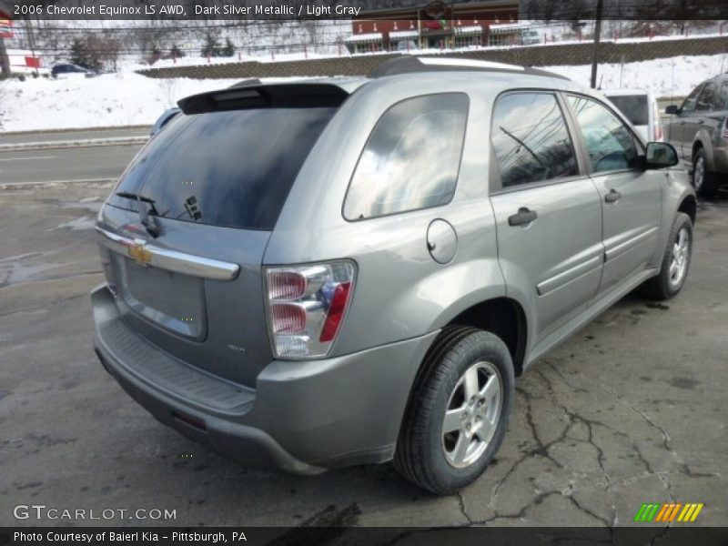 Dark Silver Metallic / Light Gray 2006 Chevrolet Equinox LS AWD