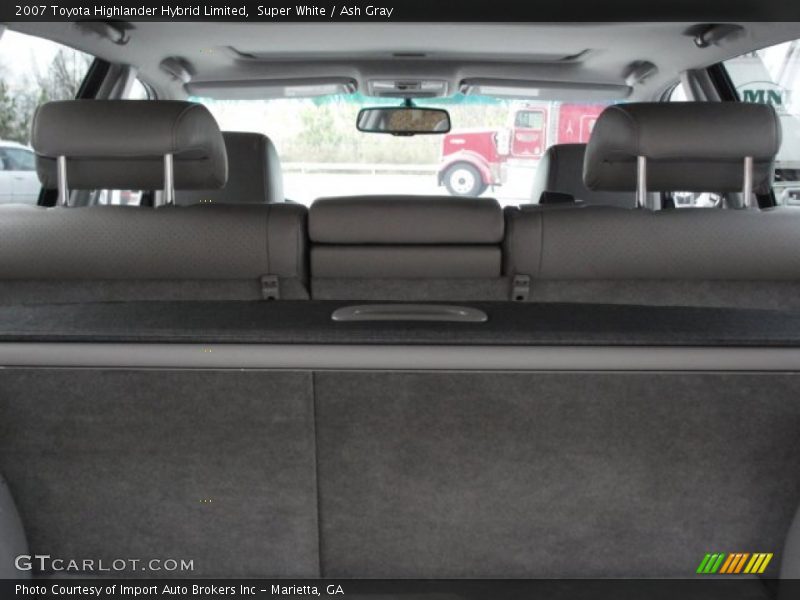 Super White / Ash Gray 2007 Toyota Highlander Hybrid Limited