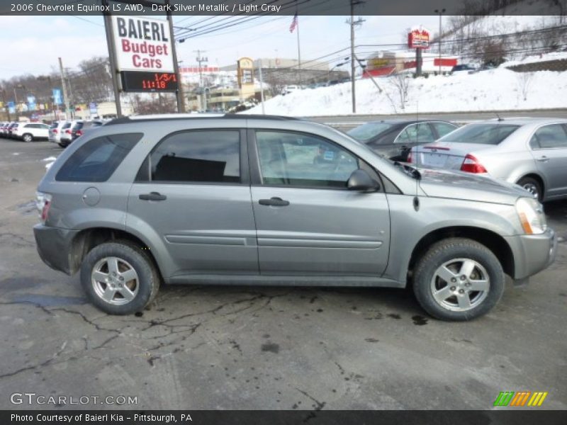 Dark Silver Metallic / Light Gray 2006 Chevrolet Equinox LS AWD