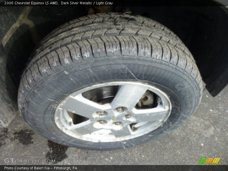 Dark Silver Metallic / Light Gray 2006 Chevrolet Equinox LS AWD