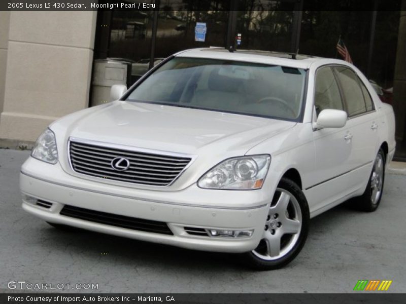 Moonlight Pearl / Ecru 2005 Lexus LS 430 Sedan