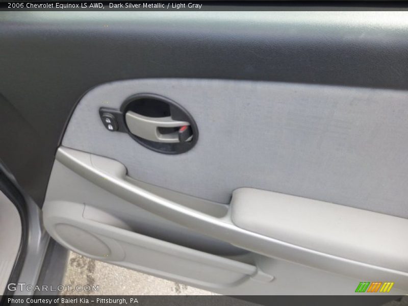 Dark Silver Metallic / Light Gray 2006 Chevrolet Equinox LS AWD