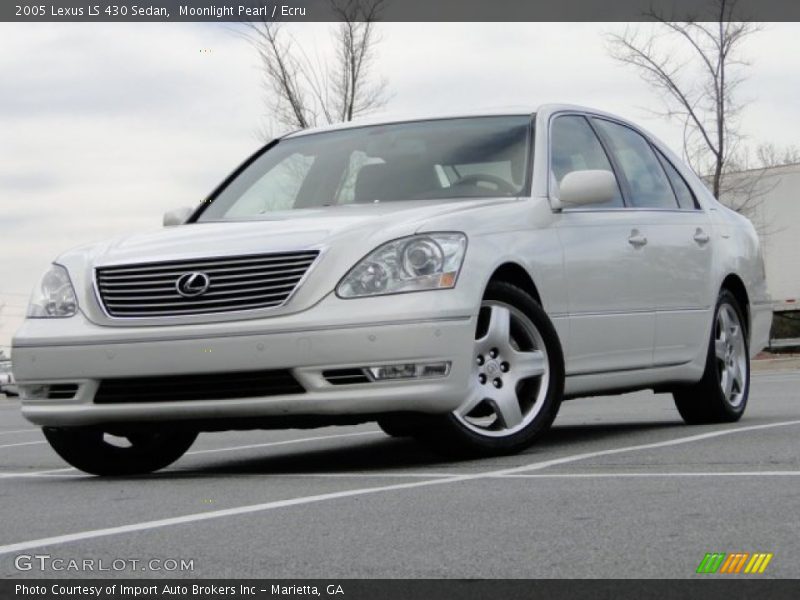 Moonlight Pearl / Ecru 2005 Lexus LS 430 Sedan
