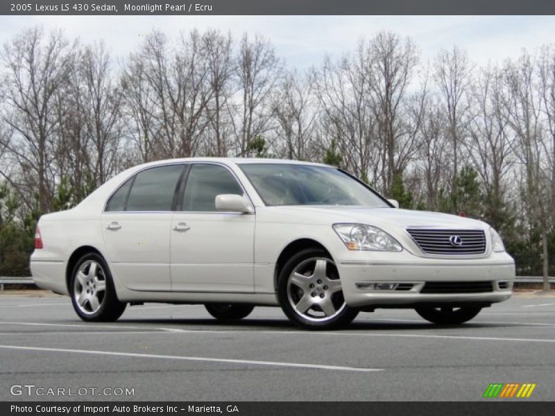 Moonlight Pearl / Ecru 2005 Lexus LS 430 Sedan
