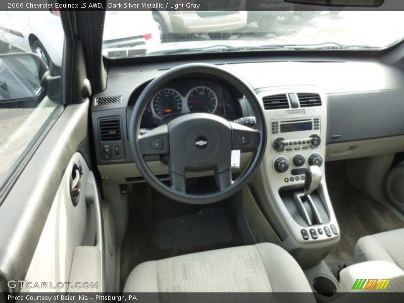 Dark Silver Metallic / Light Gray 2006 Chevrolet Equinox LS AWD
