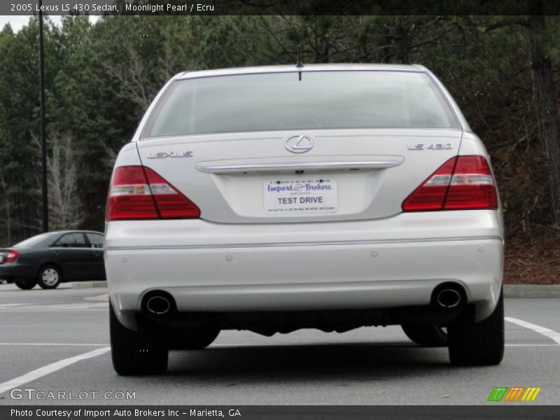 Moonlight Pearl / Ecru 2005 Lexus LS 430 Sedan