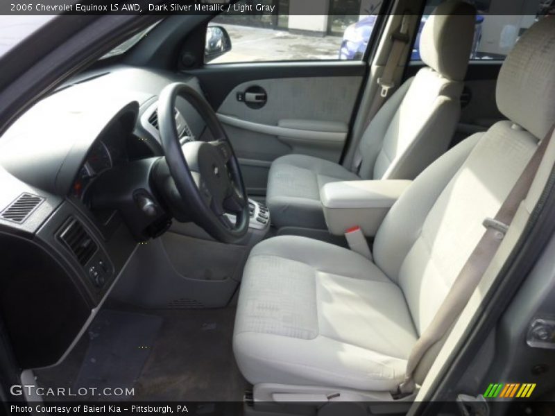 Dark Silver Metallic / Light Gray 2006 Chevrolet Equinox LS AWD