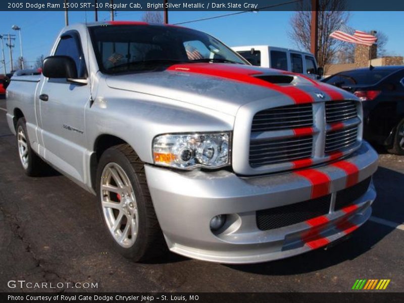 Front 3/4 View of 2005 Ram 1500 SRT-10 Regular Cab