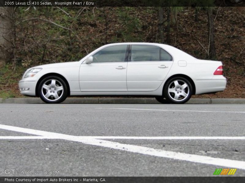 Moonlight Pearl / Ecru 2005 Lexus LS 430 Sedan