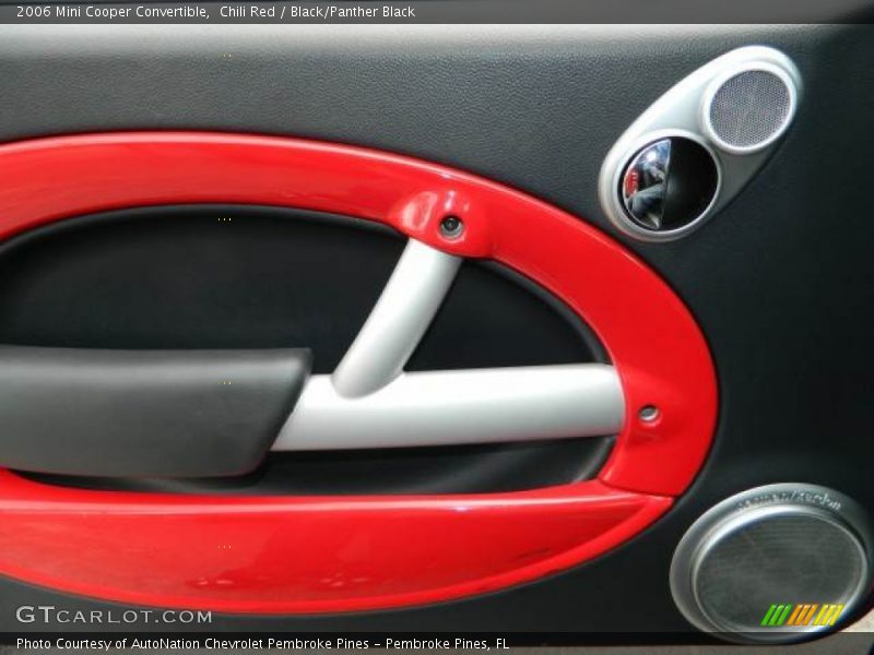 Chili Red / Black/Panther Black 2006 Mini Cooper Convertible