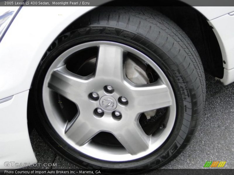 Moonlight Pearl / Ecru 2005 Lexus LS 430 Sedan