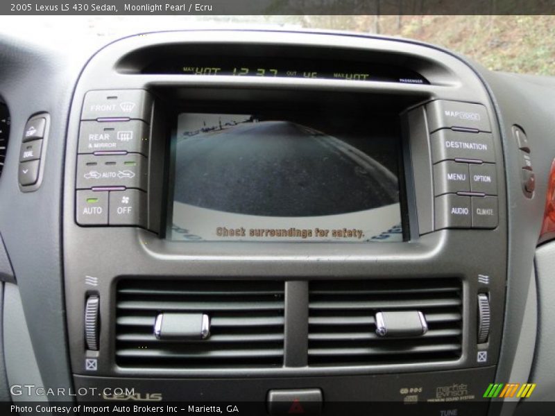 Moonlight Pearl / Ecru 2005 Lexus LS 430 Sedan