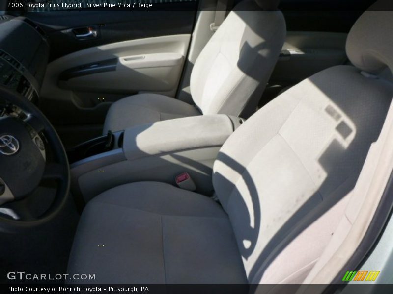 Silver Pine Mica / Beige 2006 Toyota Prius Hybrid