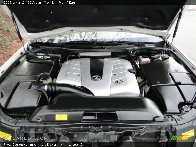 Moonlight Pearl / Ecru 2005 Lexus LS 430 Sedan