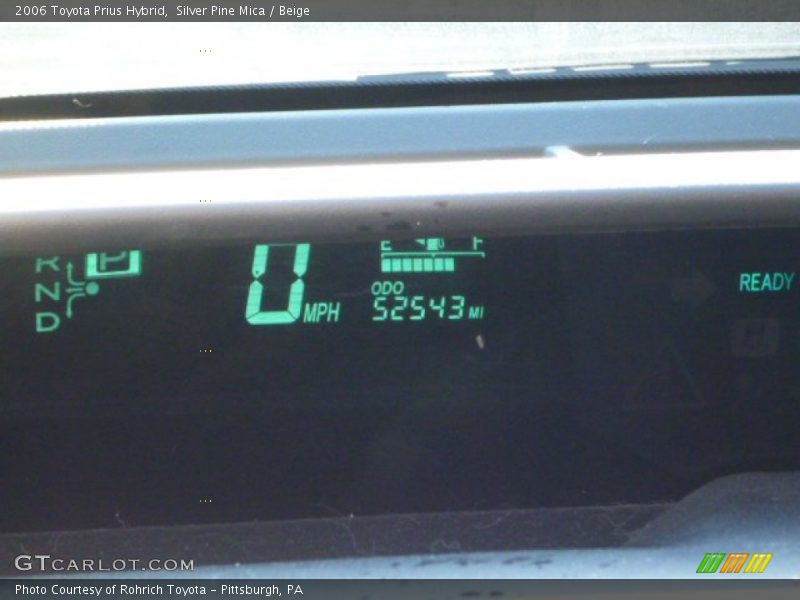 Silver Pine Mica / Beige 2006 Toyota Prius Hybrid