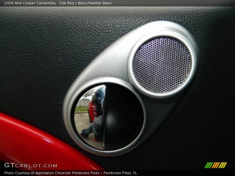Chili Red / Black/Panther Black 2006 Mini Cooper Convertible